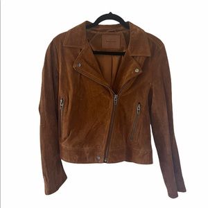 Blank NYC Authentic Suede Jacket - Brown - Medium